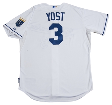 2015 Ned Yost Game Worn Kansas City Royals Home Jersey - World Series Champs Season! (MLB Authenticated)